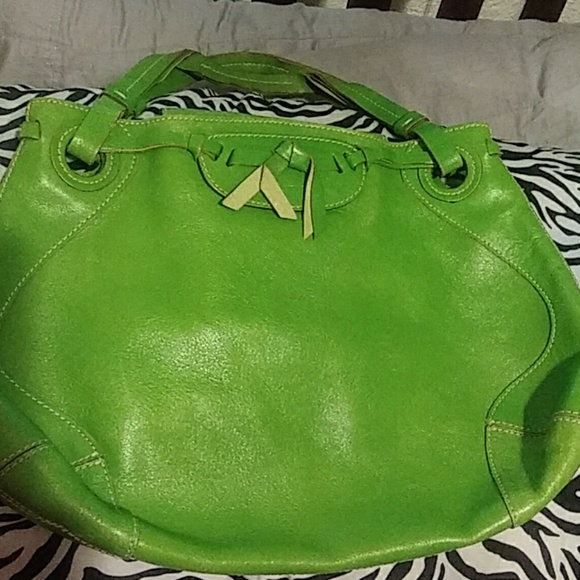 Green Kate Spade Leather Purse